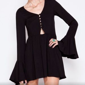 For love and lemons bell sleeve mini dress